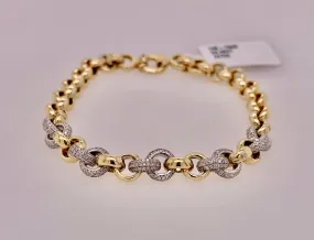 14K Diamond Bracelet