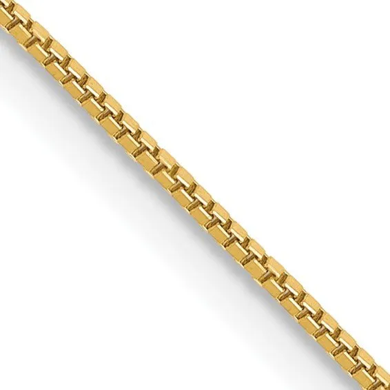 14K Yellow Gold Box Chain