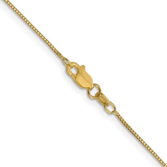 14K Yellow Gold Box Chain