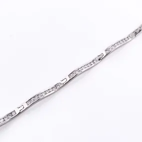 1ct Diamond Wave Bracelet