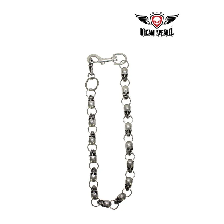 25" inch long Gun Metal infused Biker Chain