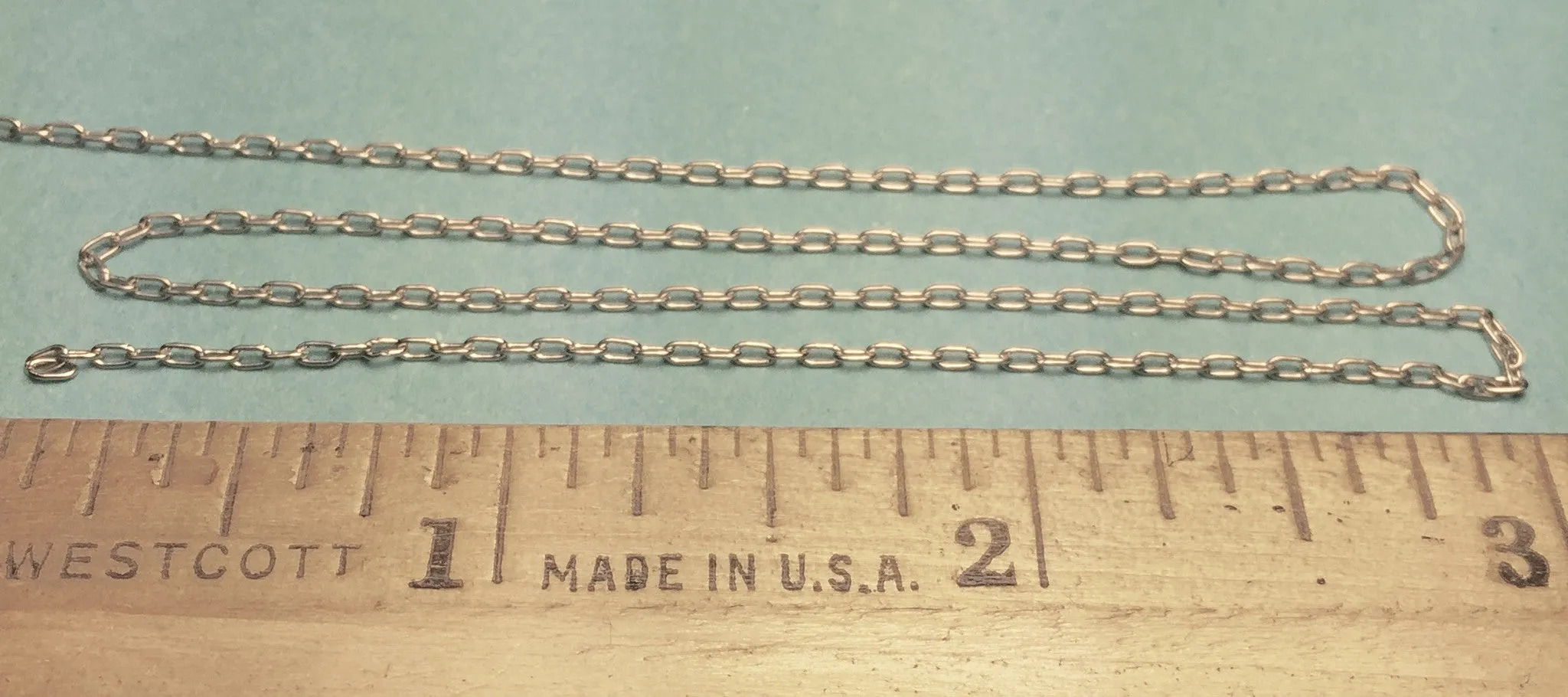 #29224 - Miniature Chain - Silver 15 Links Per Inch  (12")