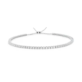 3.41 CT Diamond Adjustable Tennis Choker