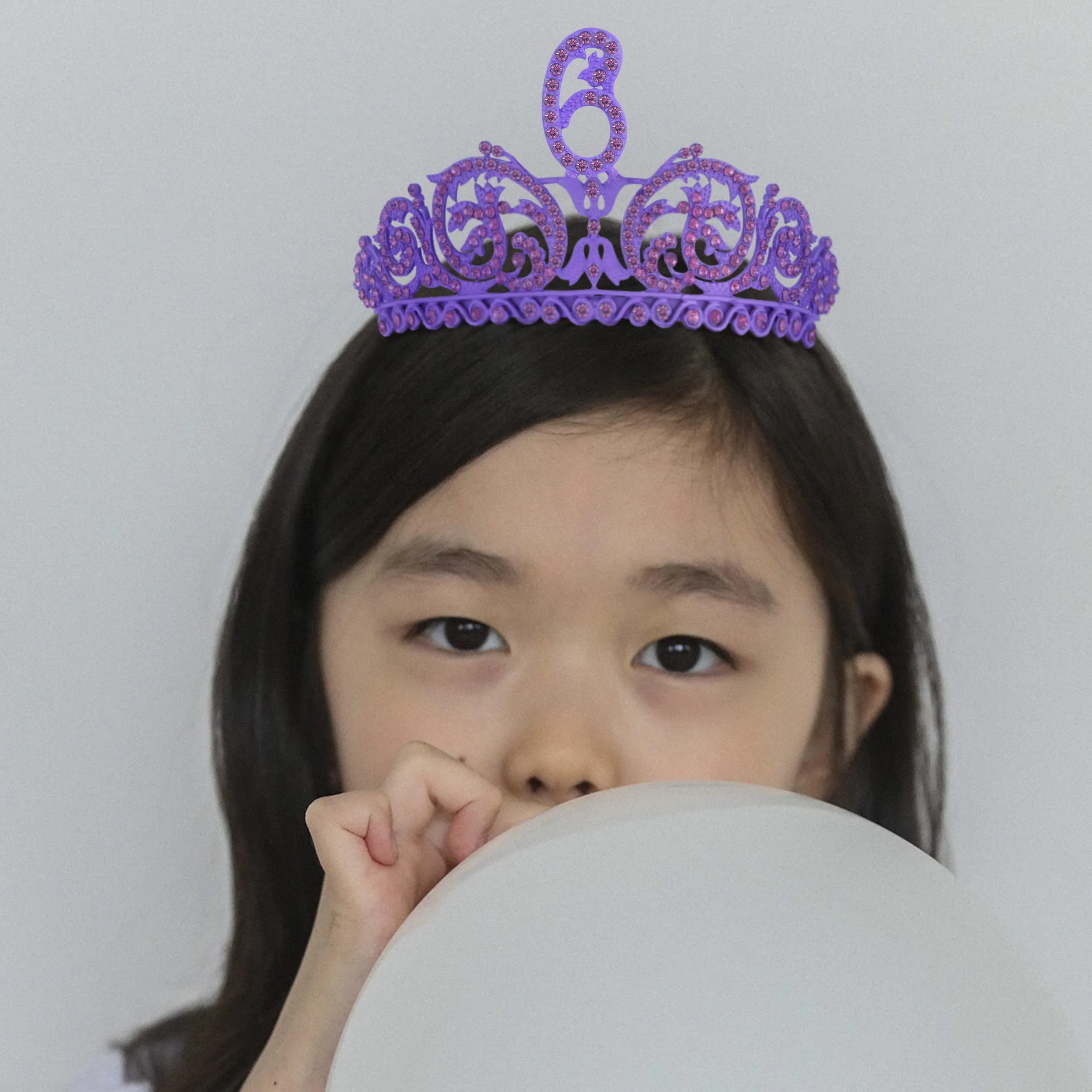 6th Birthday Sash And Tiara For Girls - Fabulous Glitter Sash   Forest