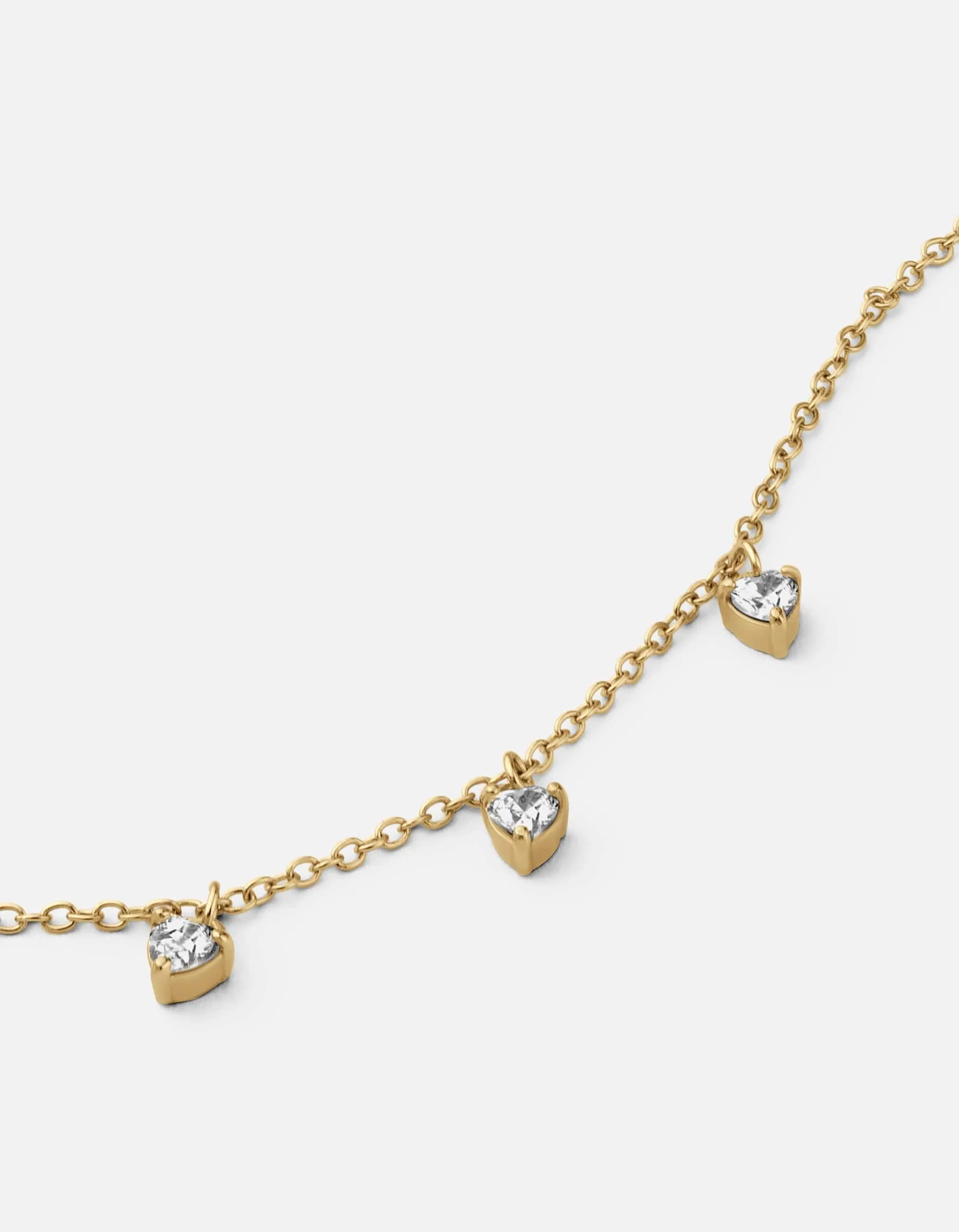 Adora Heart Choker, Gold Vermeil/Sapphire