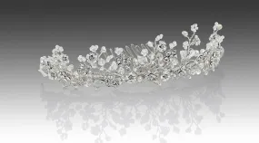 Anja's Dream Tiara Fresh Water Pearls Floral