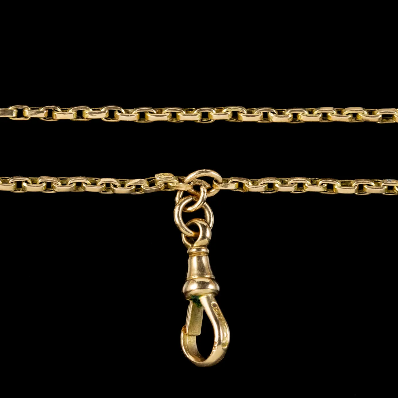 Antique Victorian Guard Chain Necklace 15ct Gold