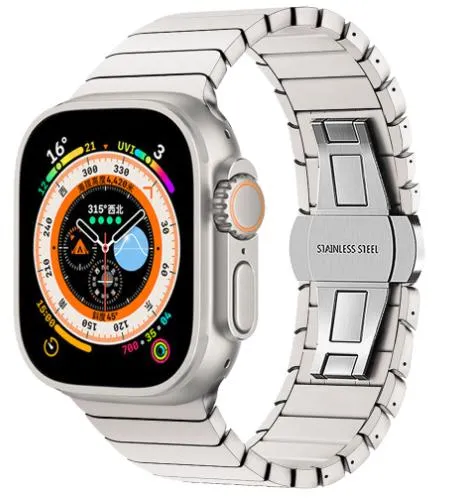 Apple Watch Titanium Link Watch Straps Replacement Bands