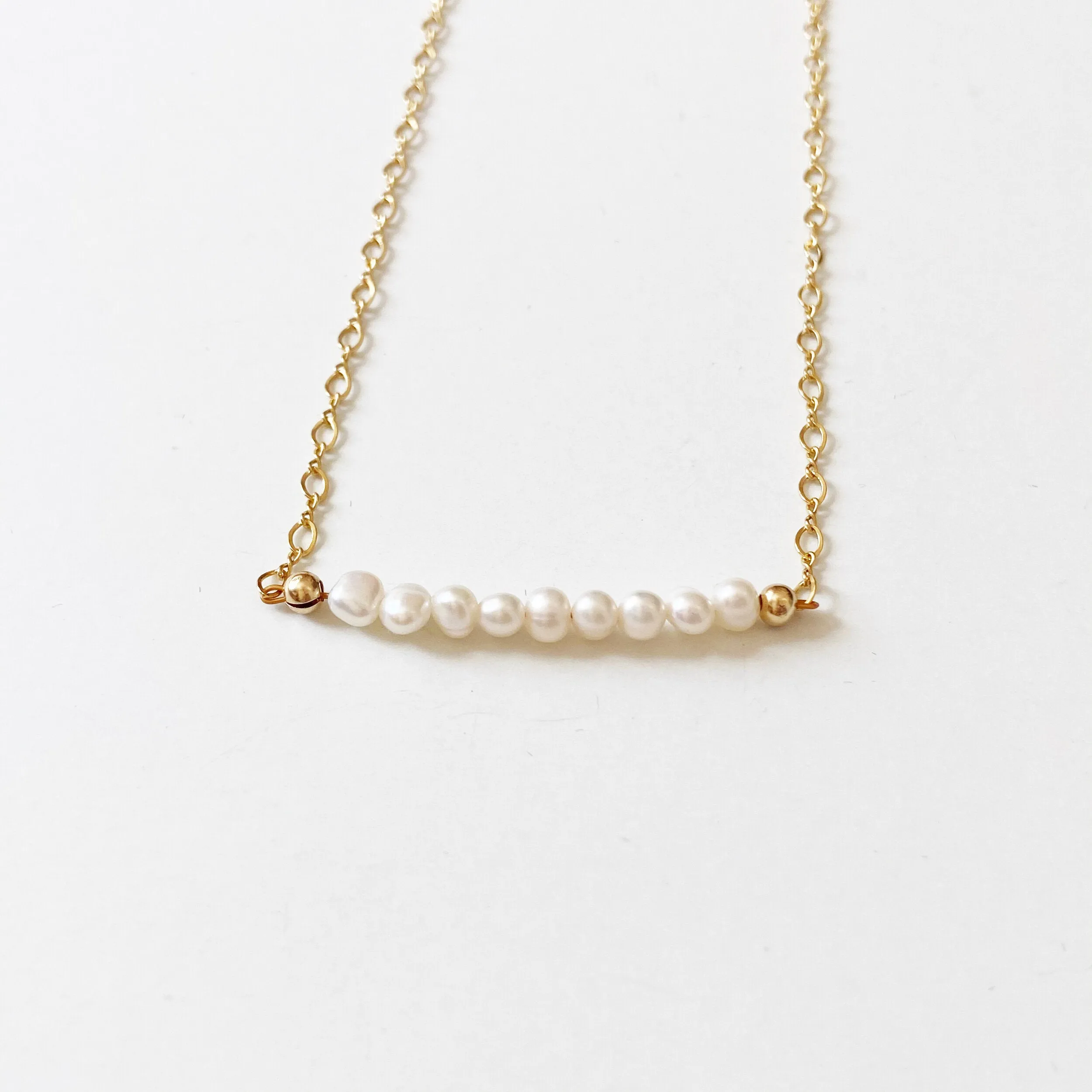 Be Uniquely You- Pearl Choker in Gold, Silver, or Rose Gold (15.5 inches)