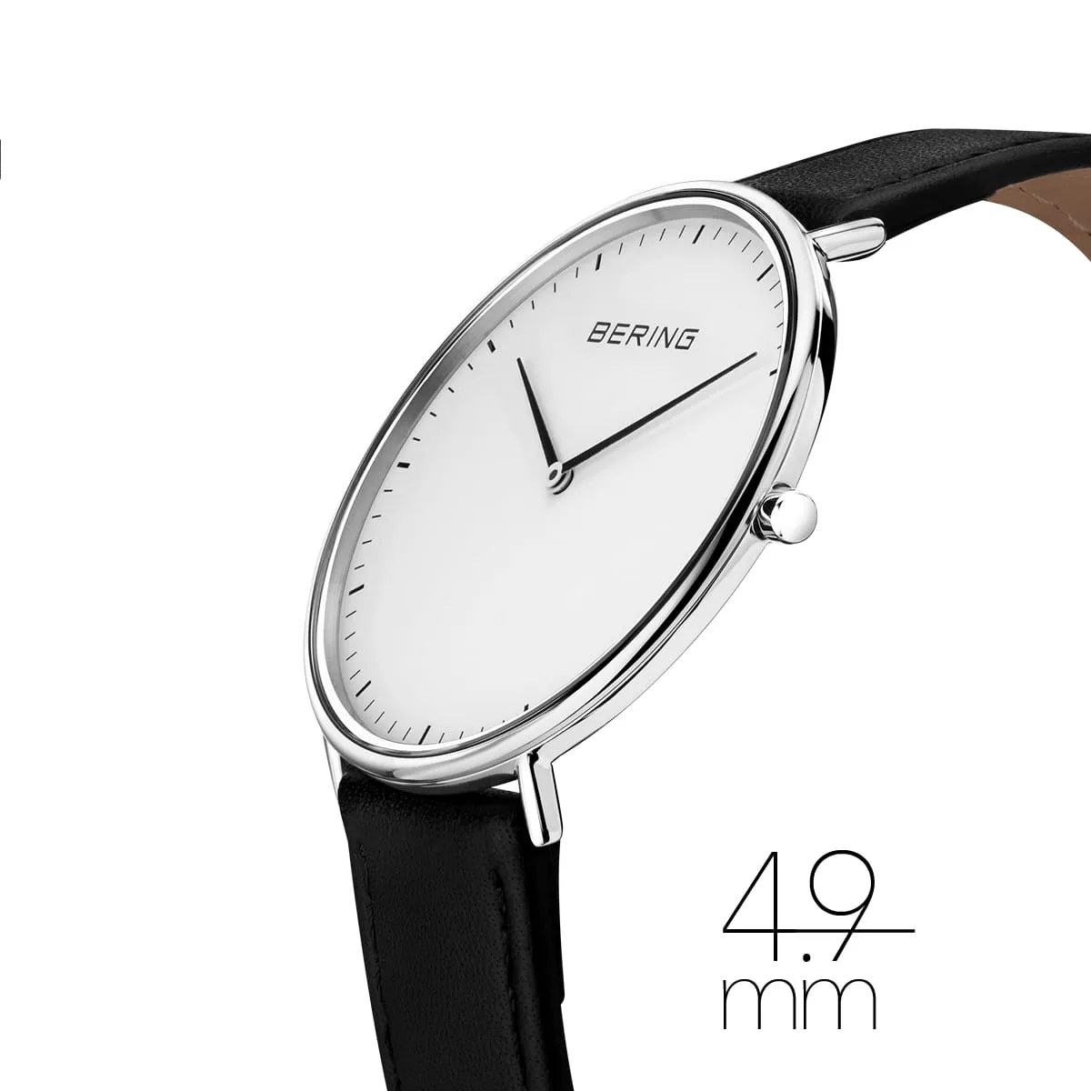 Bering Unisex Watch | Ultra Slim | Polished Silver | 15739-404