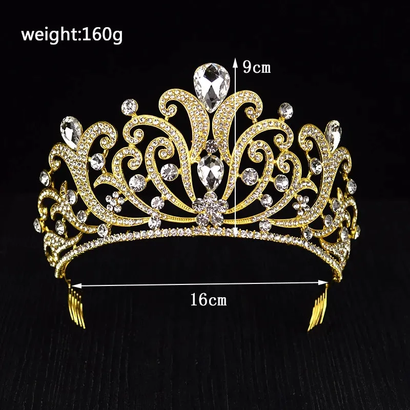 Bling Bridal  Crystal Tiara  crown for wedding