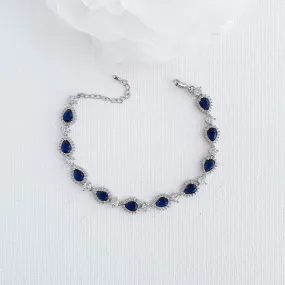 Blue Bridal Bracelet-AOI