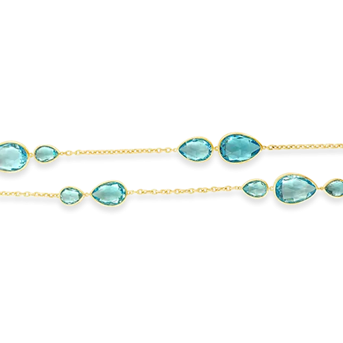 Blue Topaz Necklace