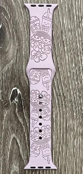 Boba Happiness Engraved iWatch Band