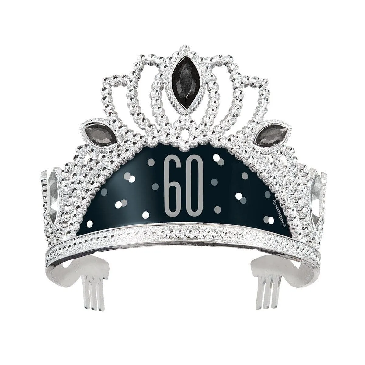 Bonne Fête Black/Silver - Tiara - 60