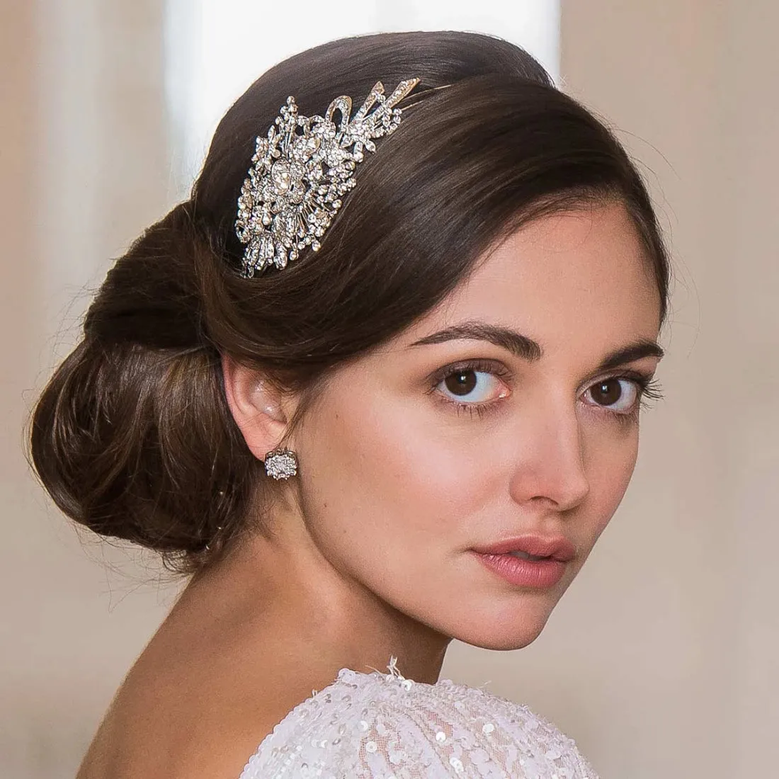 Bouquet of Elegance Side Tiara