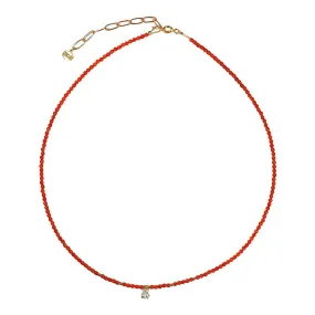 Carnelian Star Choker