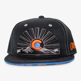 Colorado Sunset Views Flatbill Snapback Hat