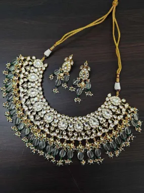 Dazzling Ad Choker Necklace Set