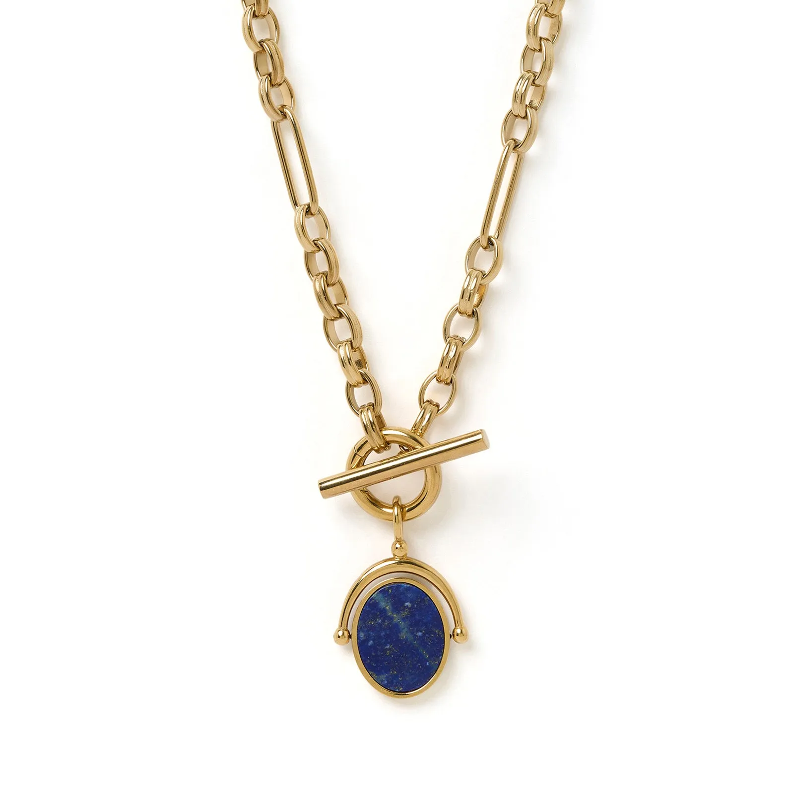 Delilah Spinner Necklace - Lapis Lazuli