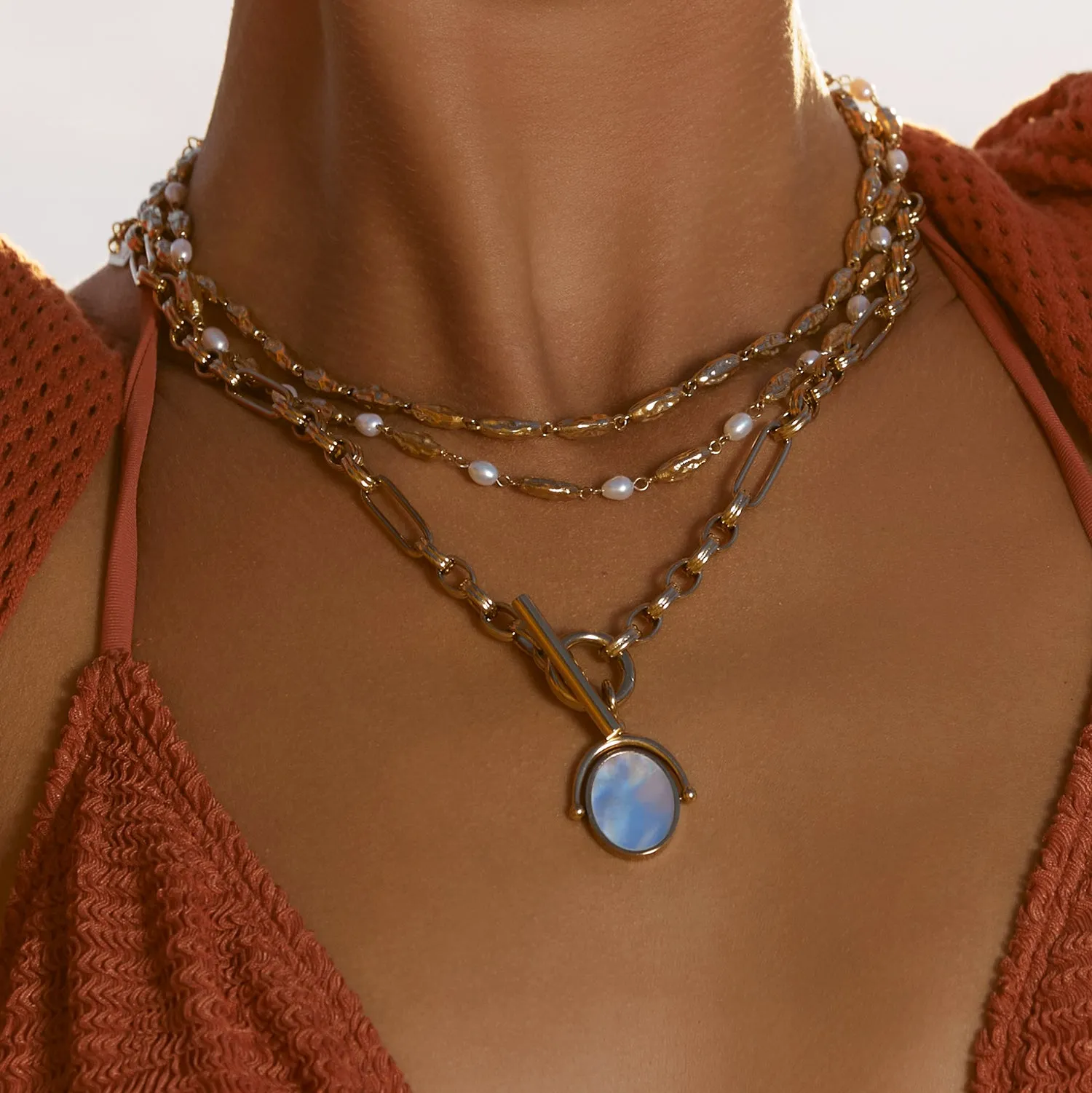 Delilah Spinner Necklace - Lapis Lazuli