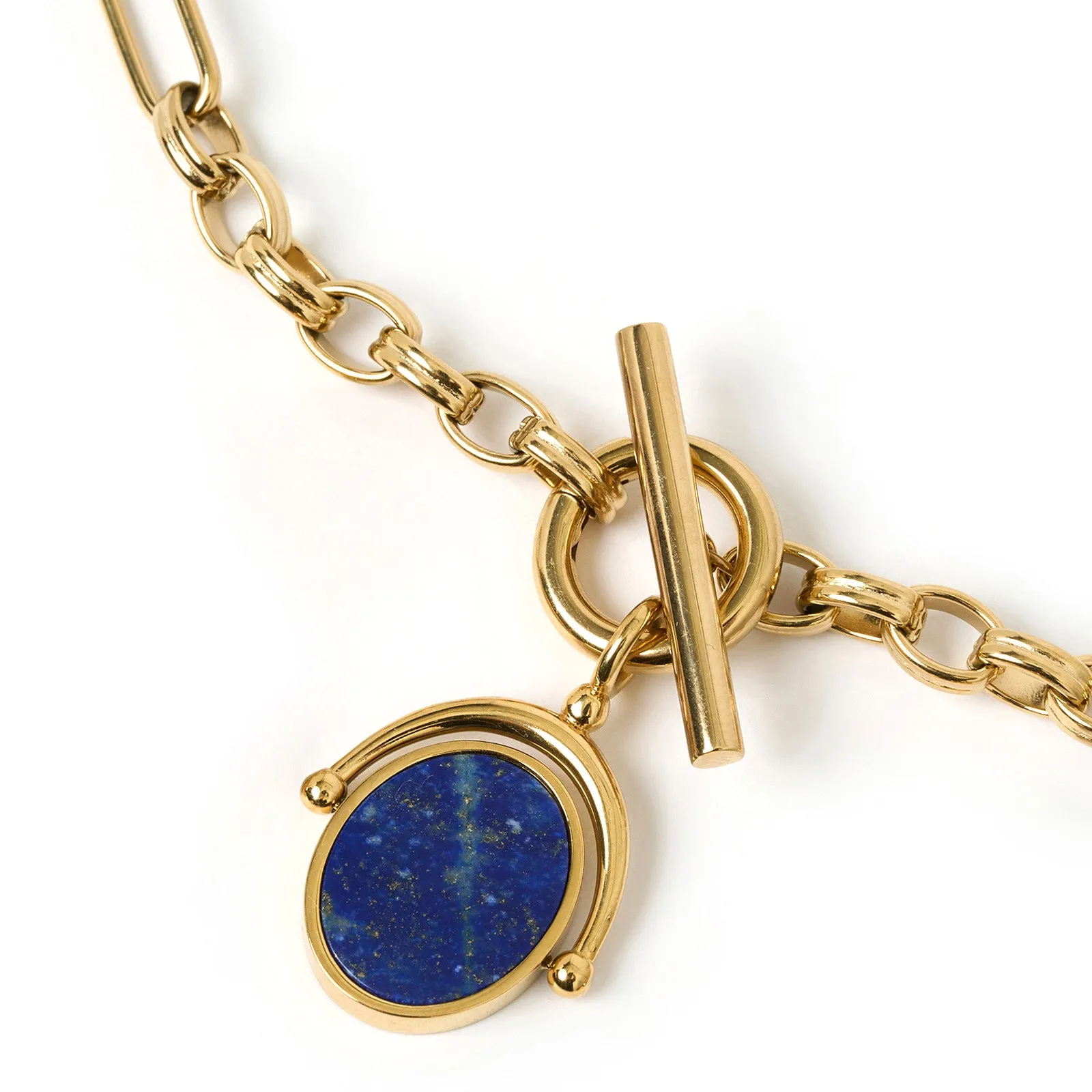 Delilah Spinner Necklace - Lapis Lazuli