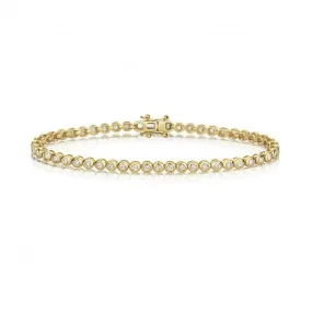 Diamond Jewellery 9ct Gold Diamond Bracelet BD042