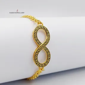 Enameled Infinite Bracelet