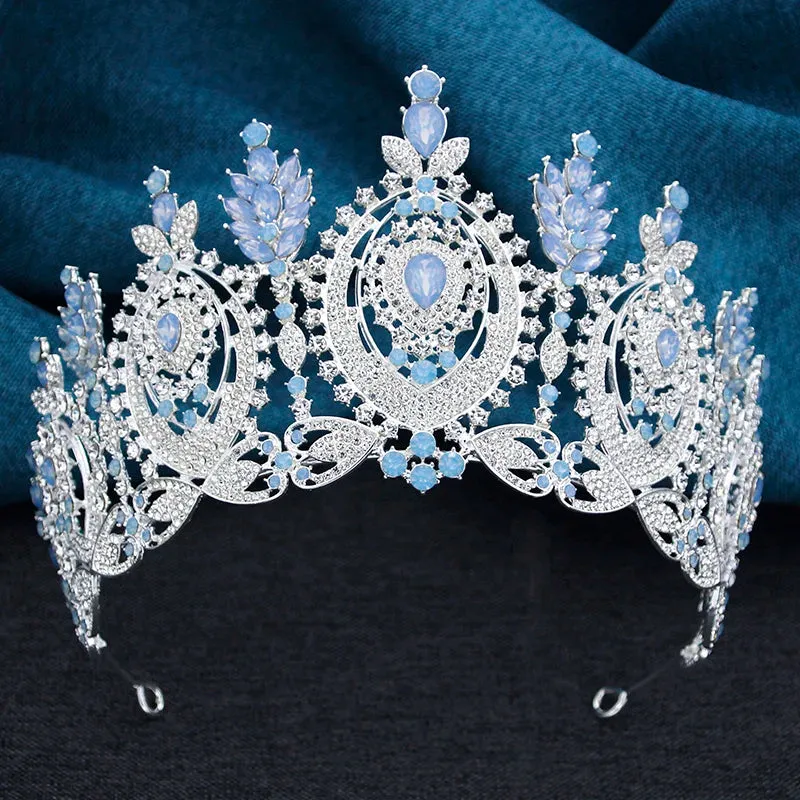 Enchanted Crystal Rhinestone Tiaras Headdress Crowns Hair Accessories