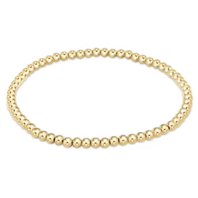 EXTENDED SIZE enewton Classic 3mm Gold Bracelet