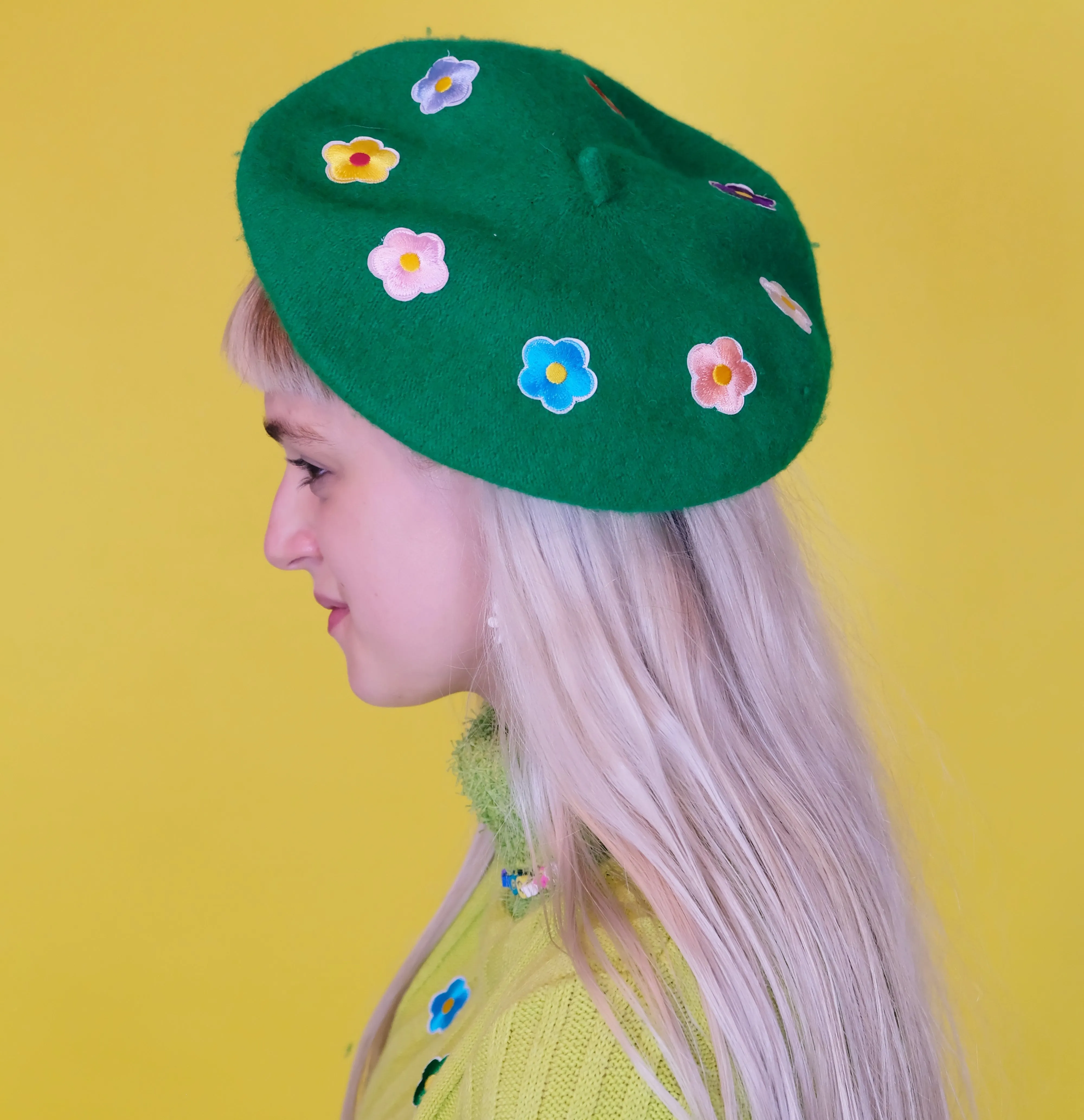 Flower Power Beret