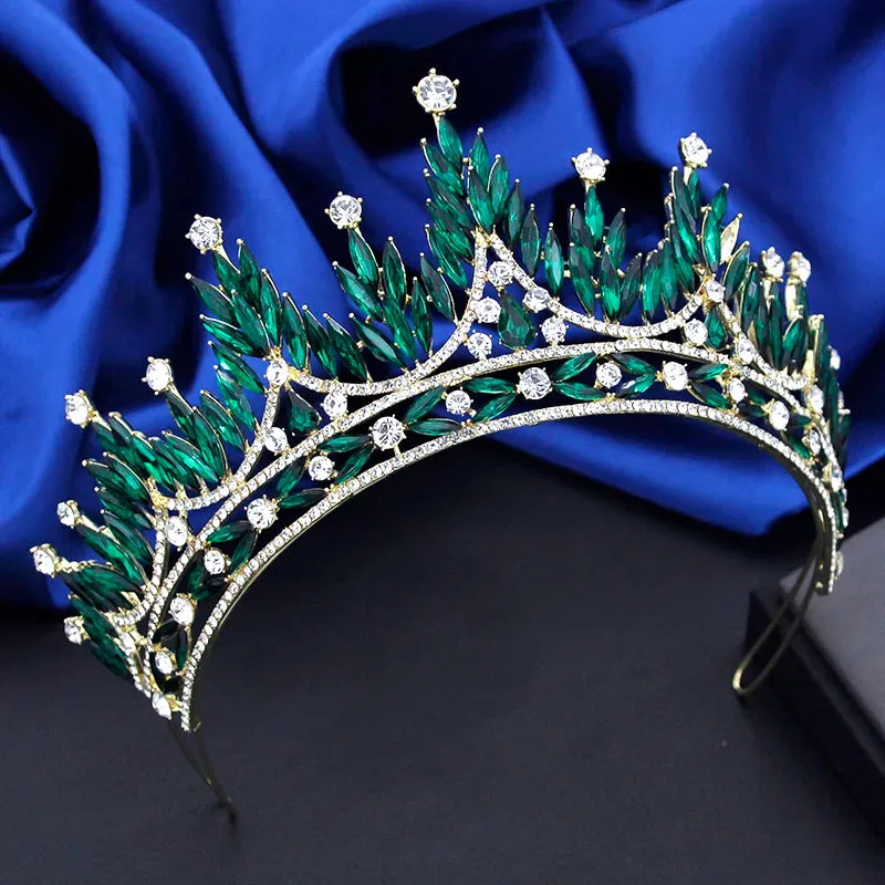 Gorgeous Baroque Tiara Crowns for Weddings Pageant Prom Hair Accessory