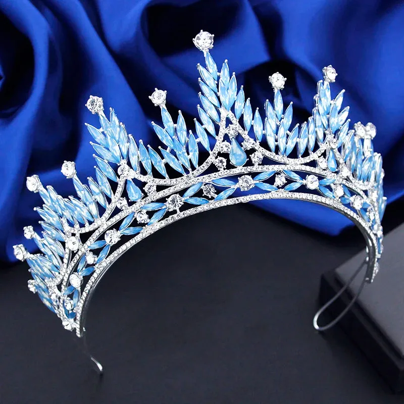 Gorgeous Baroque Tiara Crowns for Weddings Pageant Prom Hair Accessory