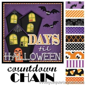 Halloween Countdown Chain PRINTABLE {Clearance}