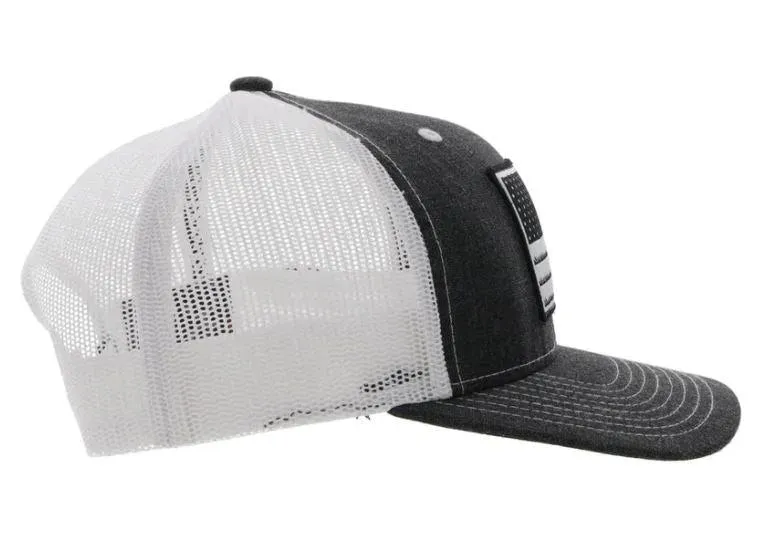 HOOey Liberty Roper (Charcoal/White) - Trucker Cap