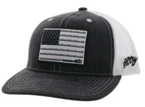 HOOey Liberty Roper (Charcoal/White) - Trucker Cap