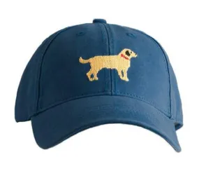 Kid's Needlepoint Hat - Yellow Lab