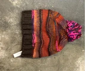 Knit Campfire Beanie with Pom Pom 5090