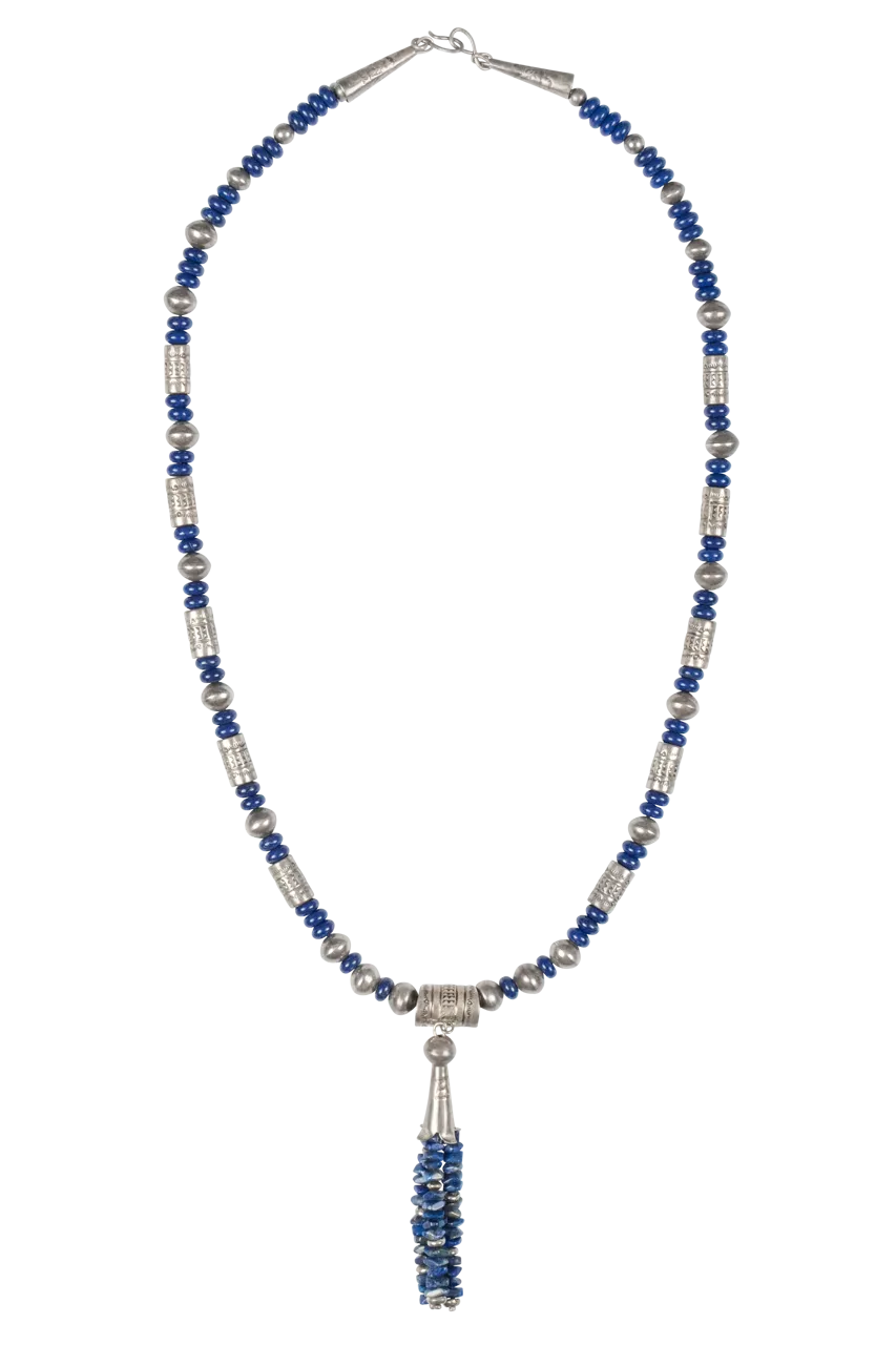 Lapis Lazuli Tassel Necklace