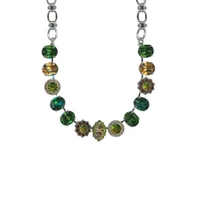 Large Oval Cluster Necklace in "Evergreen" *Custom*