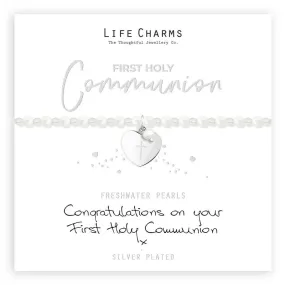 Life Charm First Holy Communion Bracelet