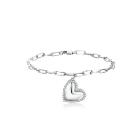 Linked Heart Bracelet