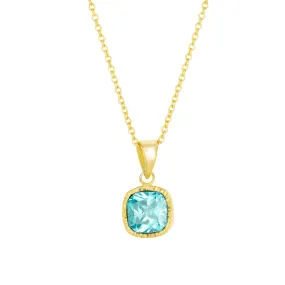 Lois Necklace Blue Topaz