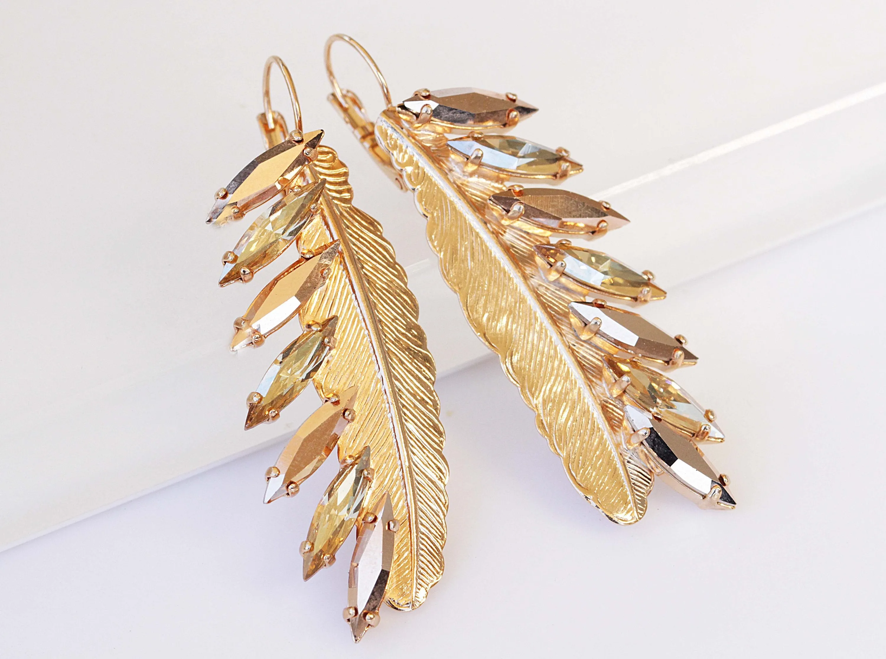 Long Feather Earring