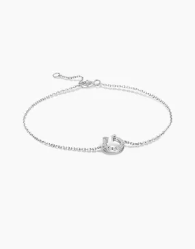 LVC Charmes Horseshoe Diamond Bracelet