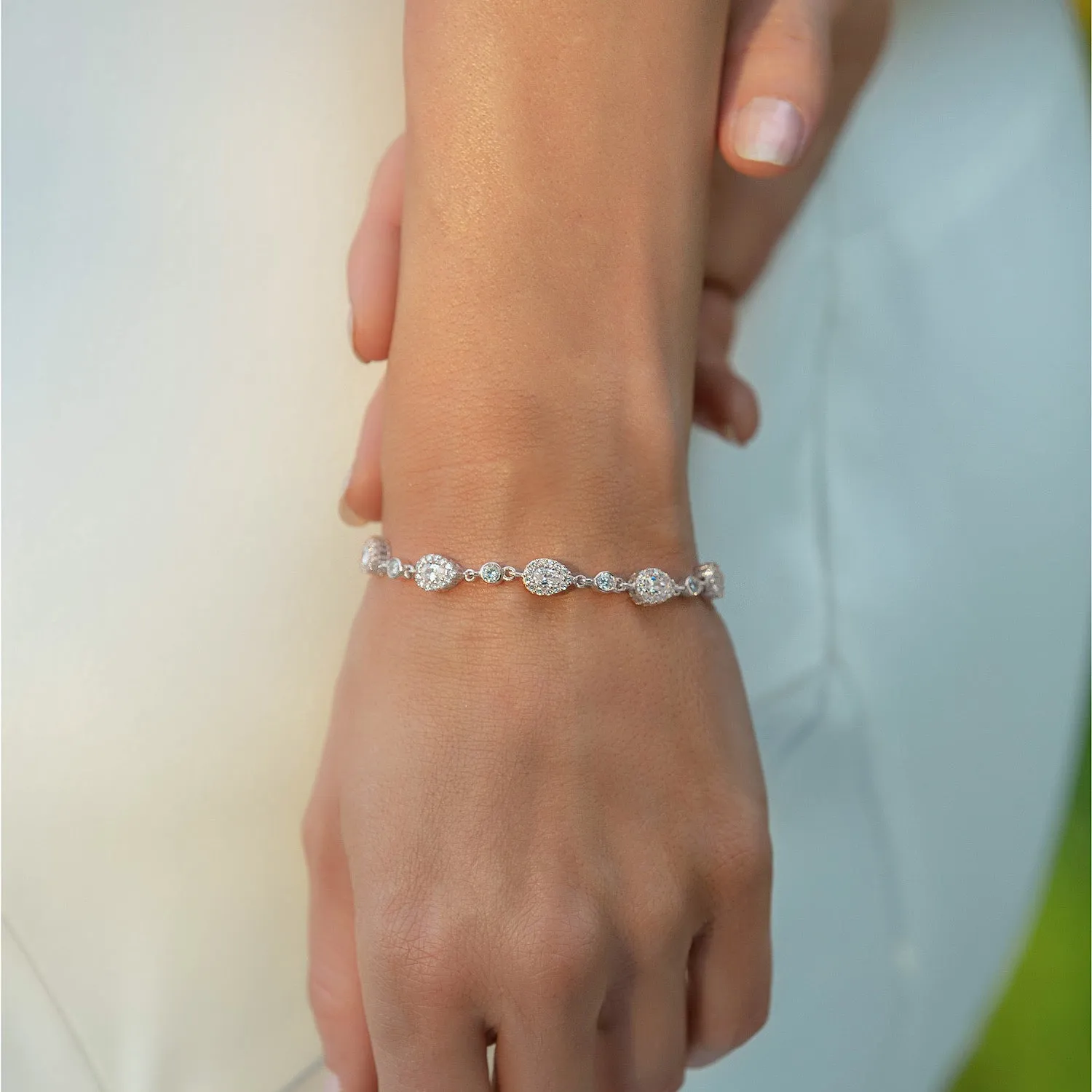 Margaux Crystal Tennis Bracelet