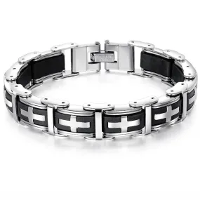 Men's Cross Bracelet <br> Elegancy