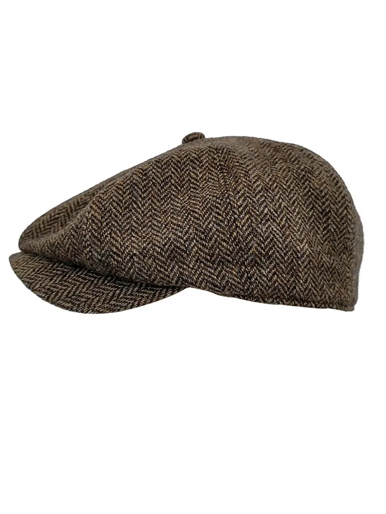 Men's Tweed Newsboy Cap