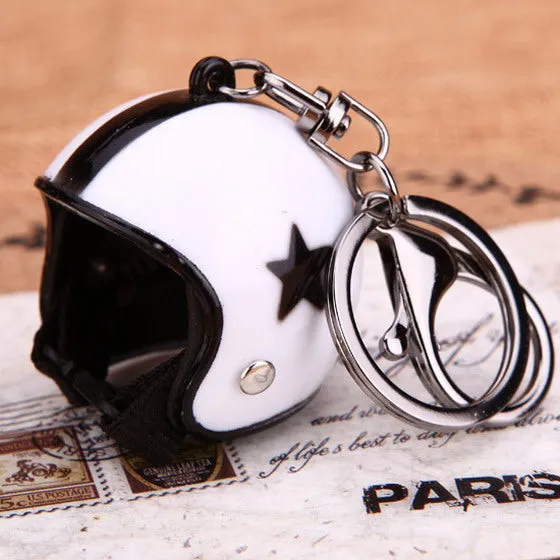 Mini Helmet Key Chain