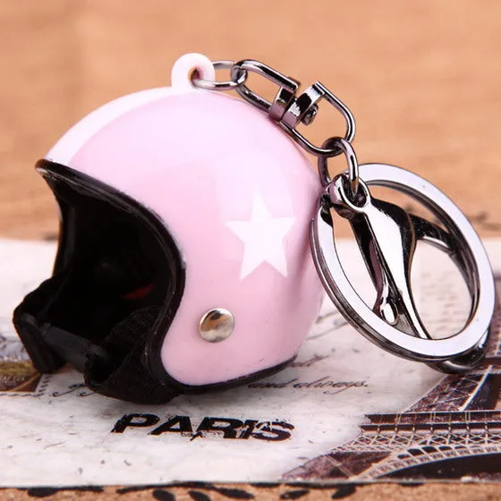 Mini Helmet Key Chain